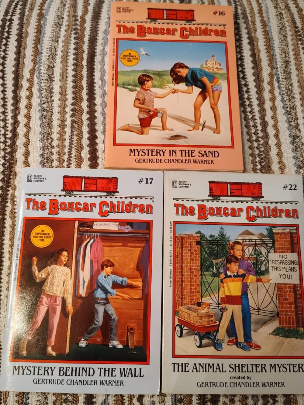 Lot of 9 Boxcar Children Mystery Chapter Books 16 17 22 24 29 32 33 35 38 Warner